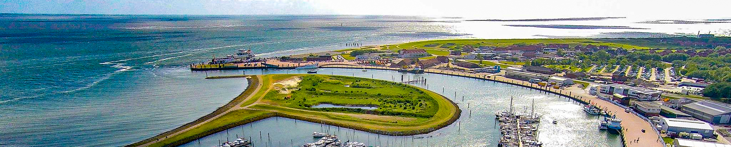 Blich über die Dächer von Norderney